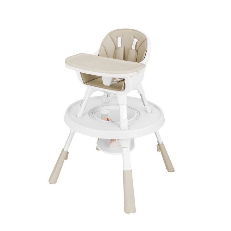 6-in-1 Baby High Chair Infant Activity Center with Height Adjustment