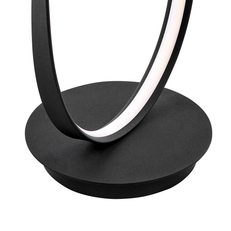 Vienna Floor Lamp Matte Black Metal Dimmable Integrated LED