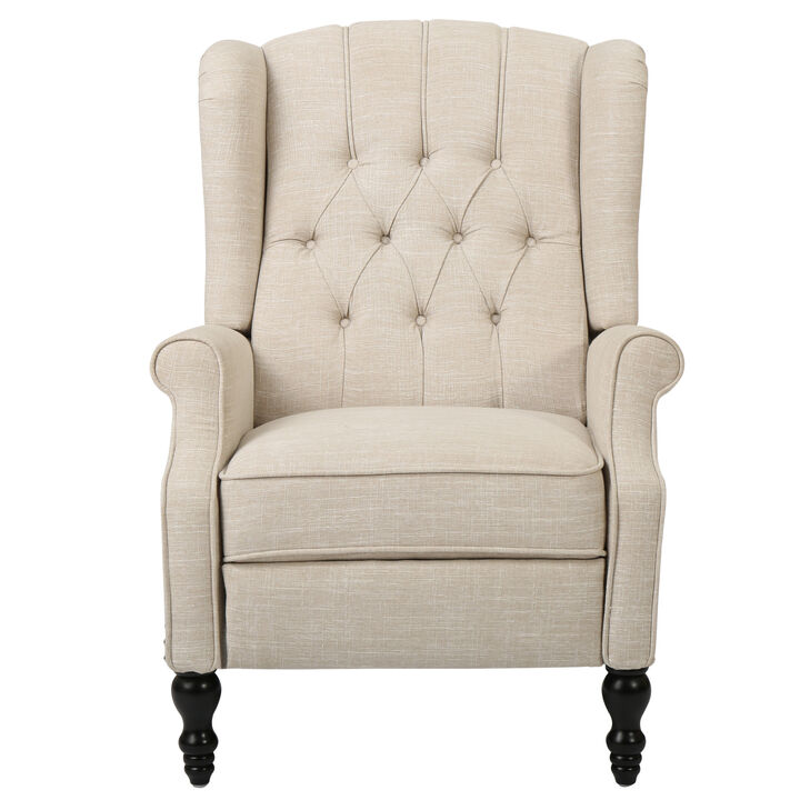 Merax Tufted Fabric Arm Chair Recliner