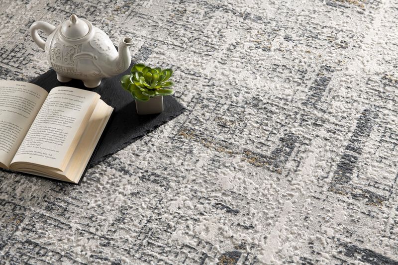 Mirage Modern Scandinavian Grey Beige Indoor Area Rug