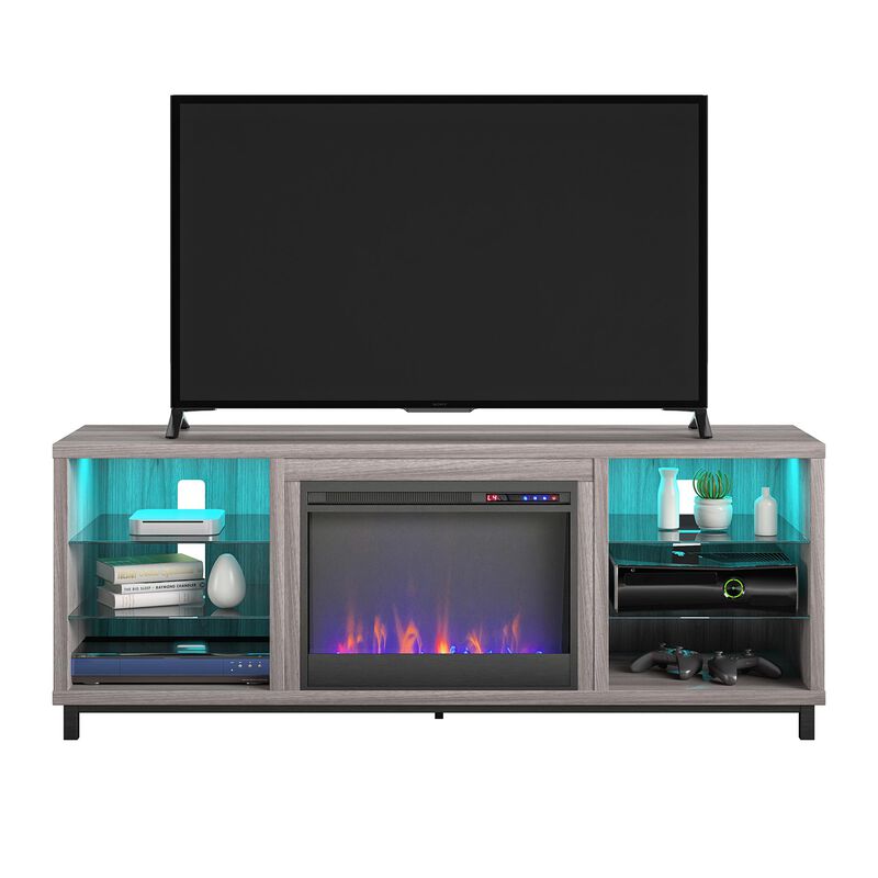Ameriwood Home Norton Deluxe Fireplace TV Stand for TVs up to 70"