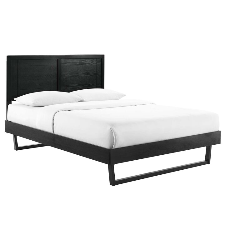 Modway - Marlee Full Wood Platform Bed with Angular Frame