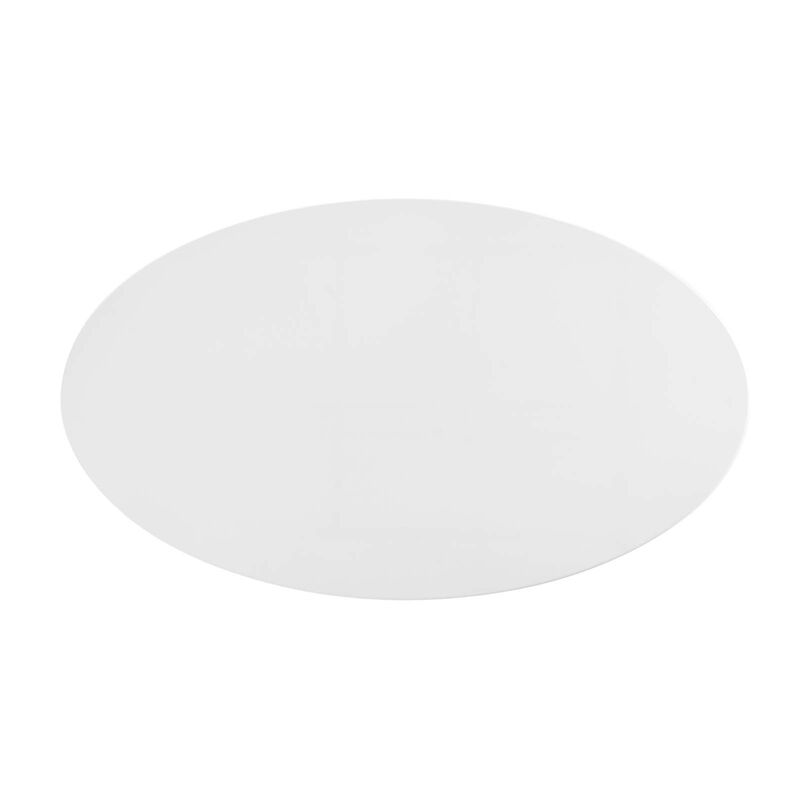 Modway - Lippa 48" Oval Wood Dining Table Gold White