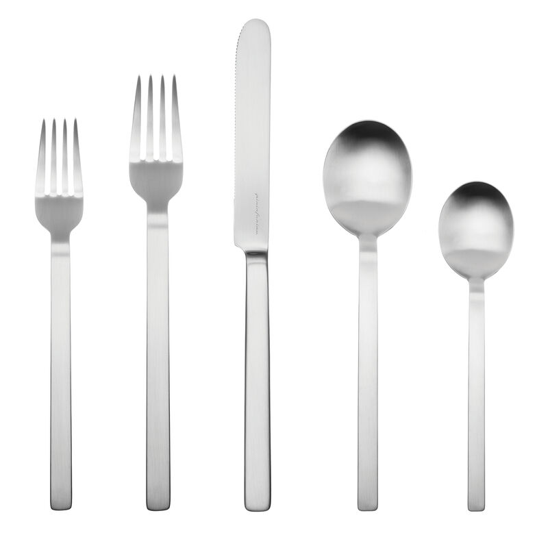 Stile By Pininarina 20-Piece Flatware Set in Ice