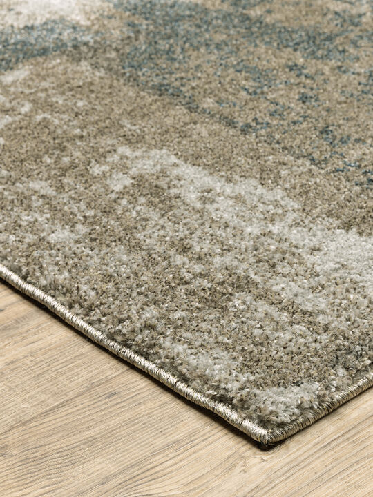 Alton 2'3" x 7'6" Blue Rug