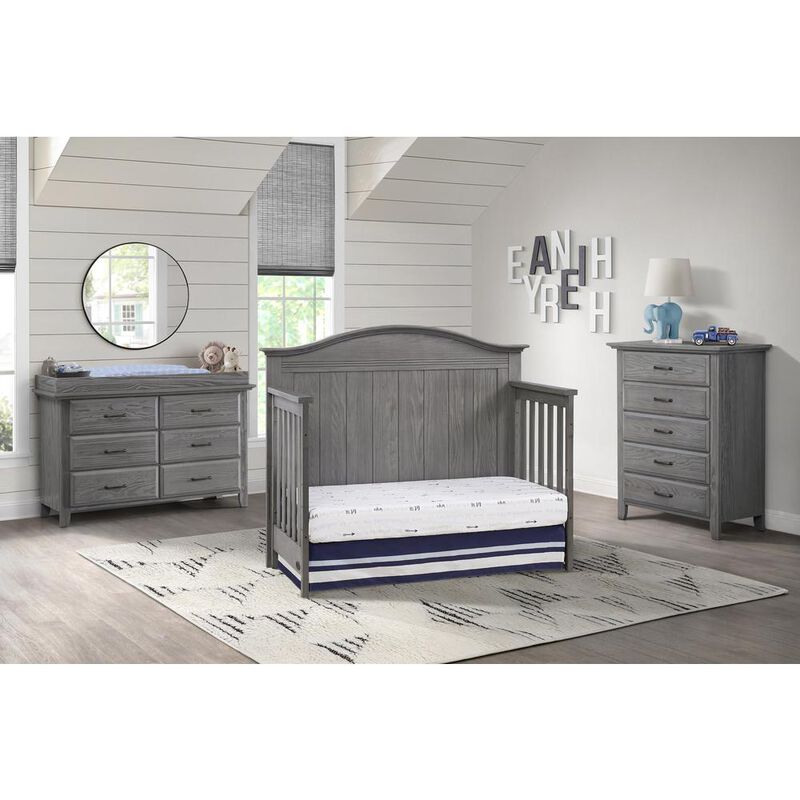 Soho Baby Chandler 4 In 1 Crib Graphite Gray