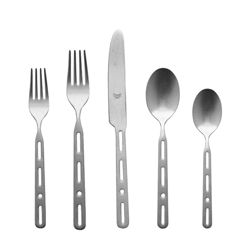 Officina Pewter Flatware Set (5 Pieces)