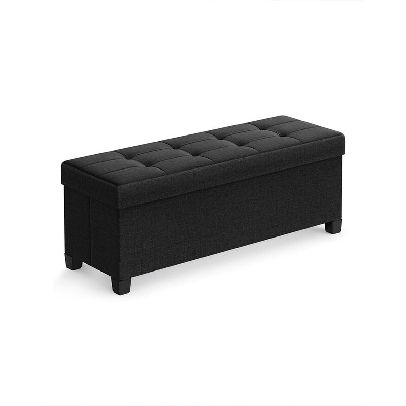 Storage Ottoman Bench for Bedroom, Living Room, or Entryway