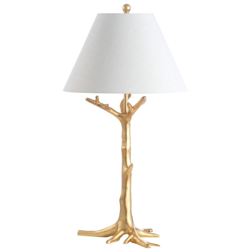 Galen 33.5" Resin LED Table Lamp, Gold