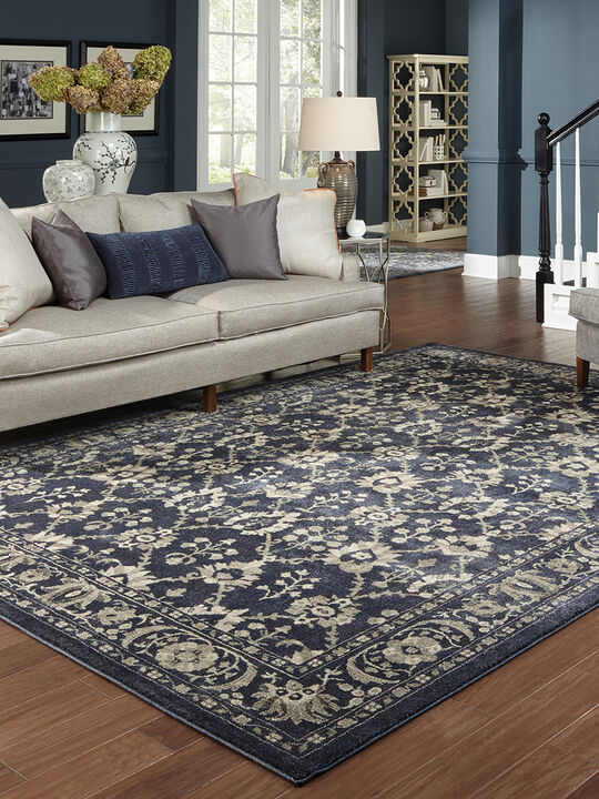 Richmond 1'10" x 3' Navy Rug