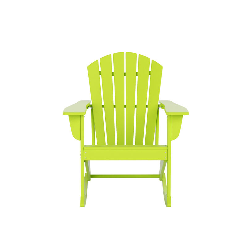 WestinTrends Outdoor Patio Adirondack Rocking Chair