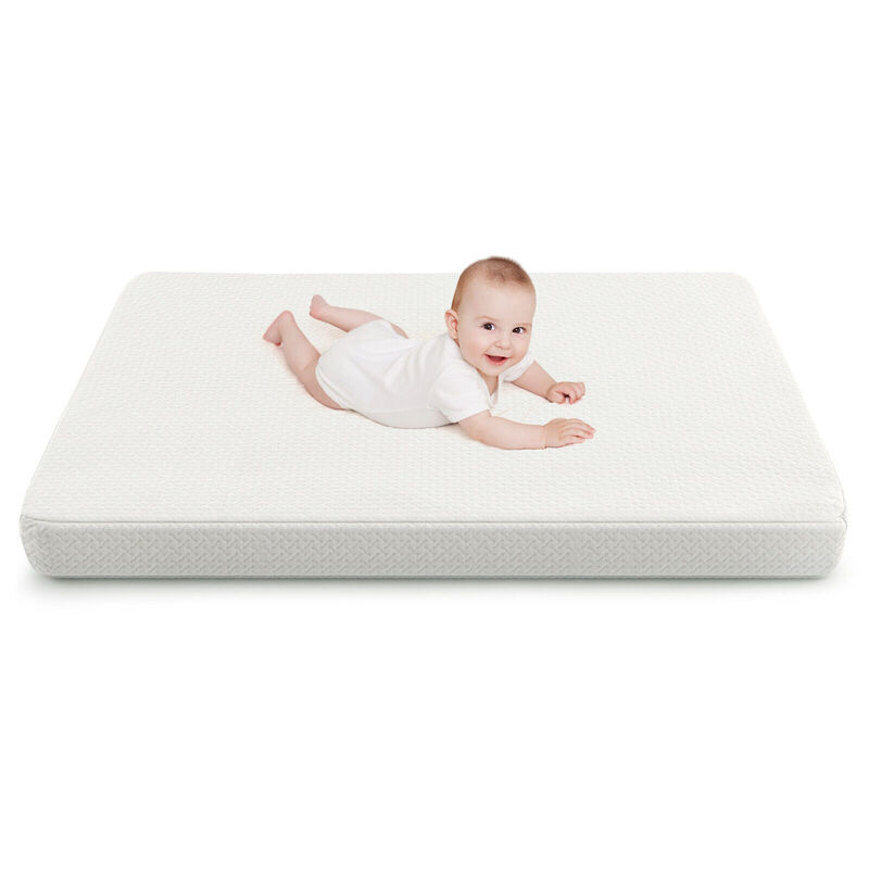 Dual Sided Pack and Play Baby Mattress Pad with Removable Washable Cover