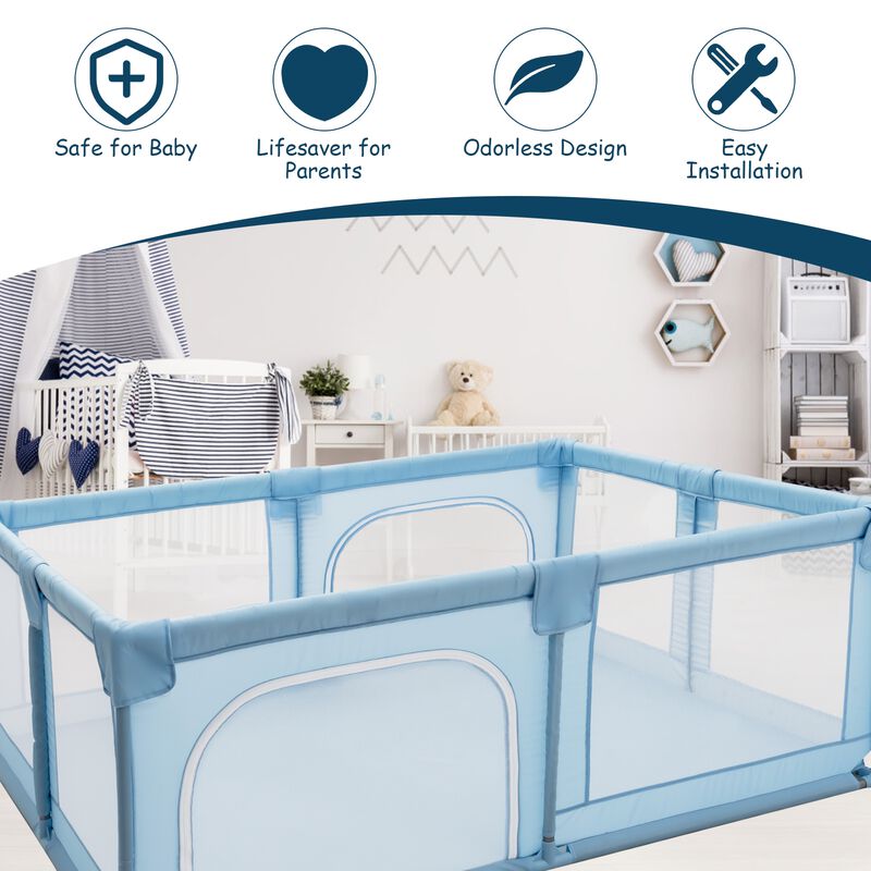 Baby Playpen Extra Large Kids Activity Center Safety Play