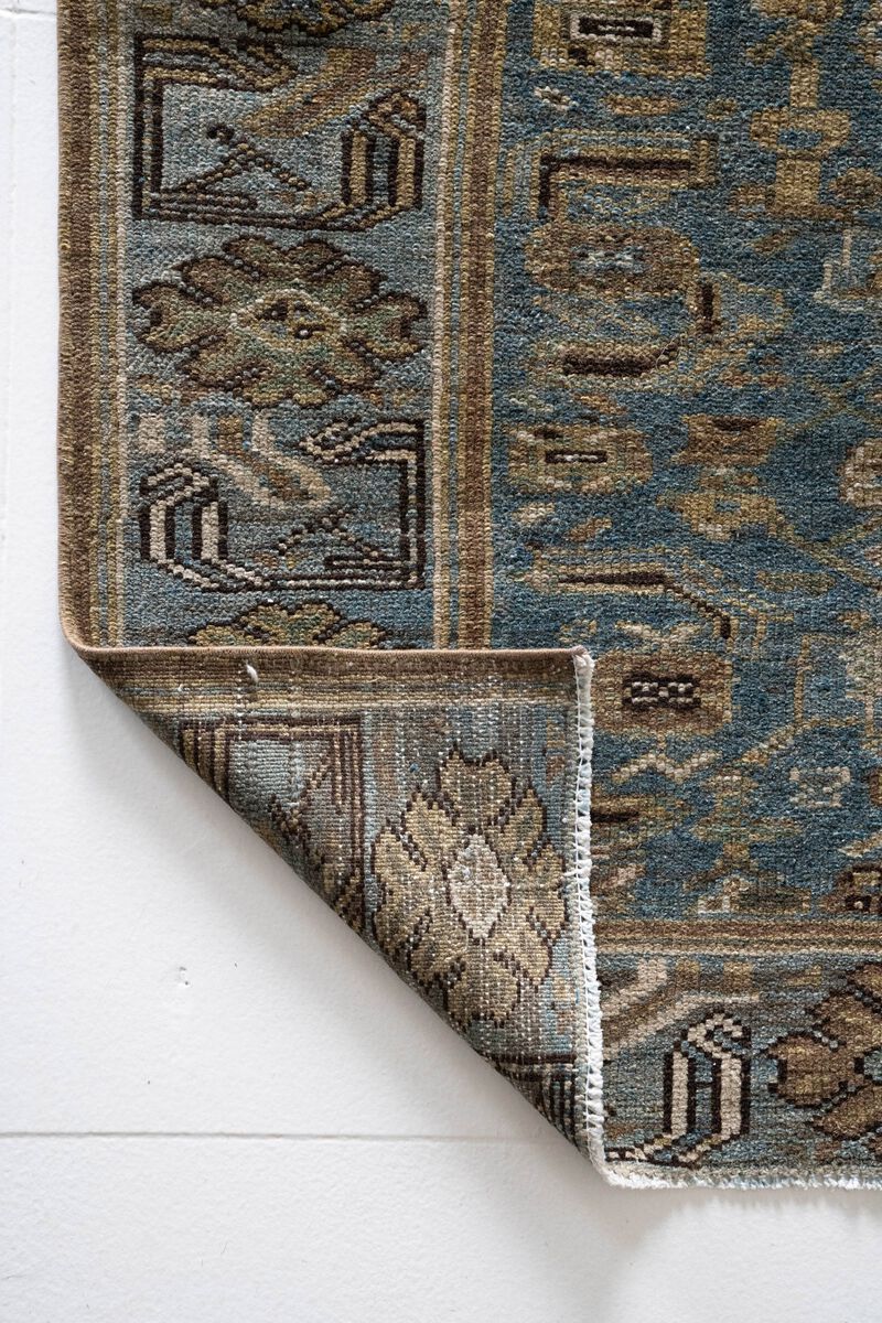 District Loom Vintage Malayer runner rug-Spruce