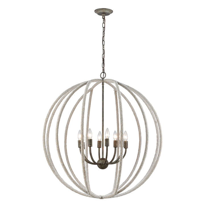 Lasso 32'' Wide 8-Light Pendant