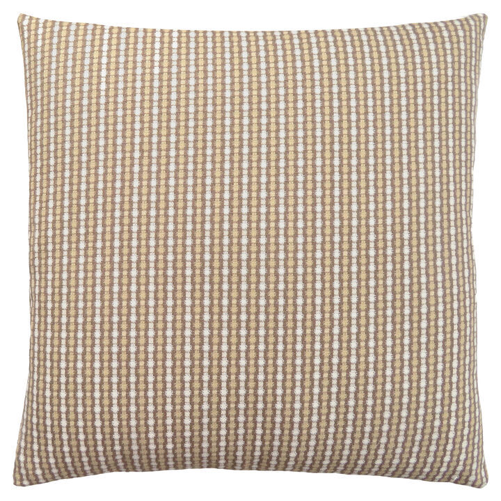 Monarch Specialties I 9228 Pillows, 18 X 18 Square, Insert Included, Decorative Throw, Accent, Sofa, Couch, Bedroom, Polyester, Hypoallergenic, Brown, Modern