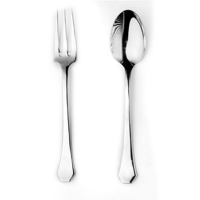 Moretto 2-Piece Serving Set in Mirror