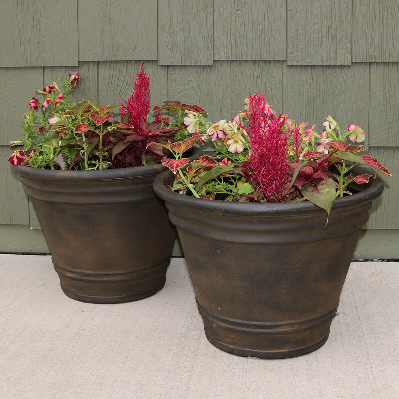 Franklin Outdoor Flower Pot Planter - 3-Pack