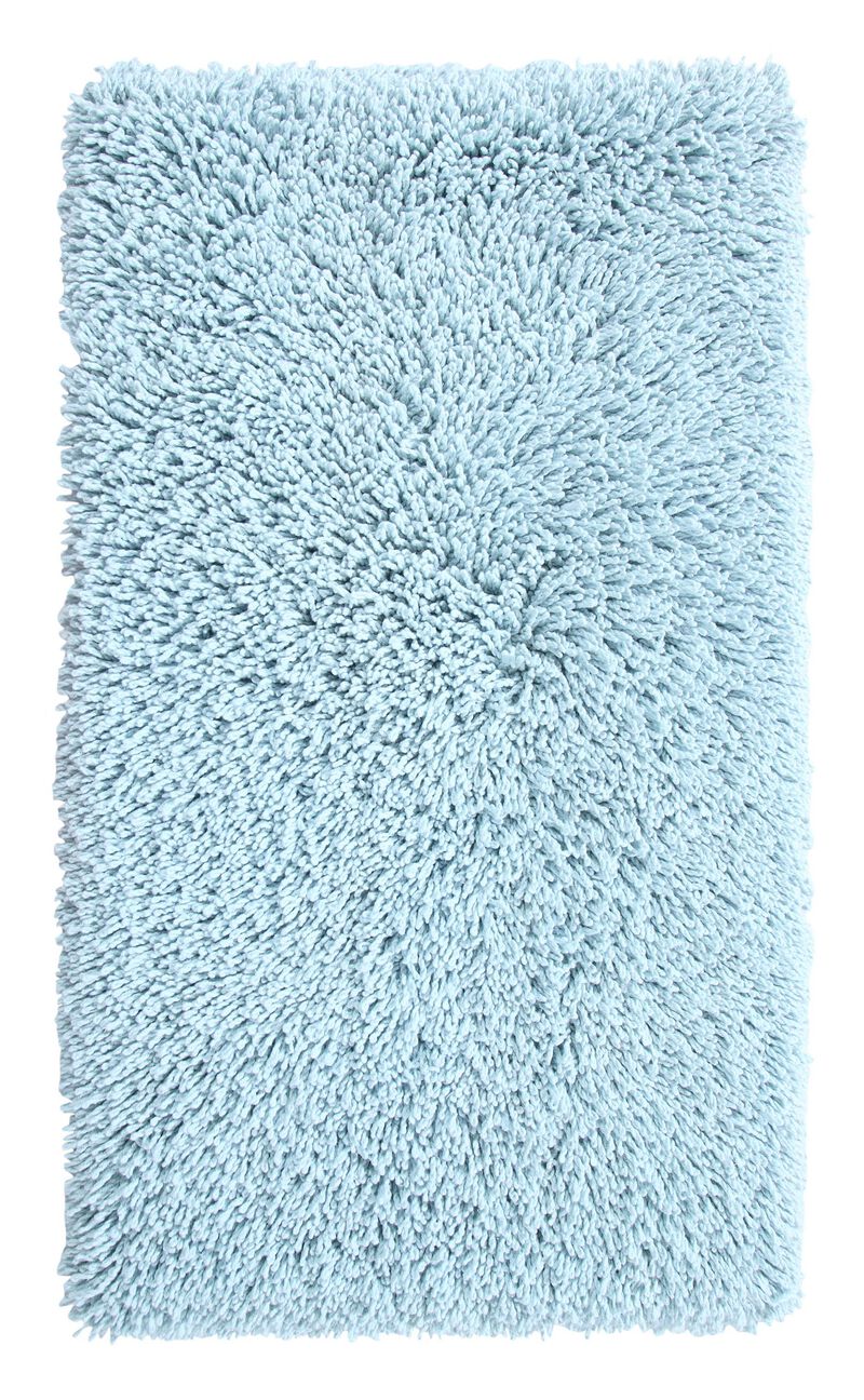 Knightsbridge Melbourne 220 GSF Non Skid Back Bath Rug 21 x 34 - Aqua