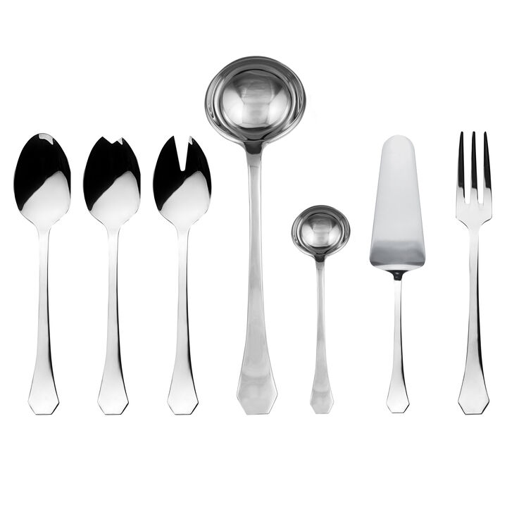 Moretto 7-Piece Serving Set in Mirror