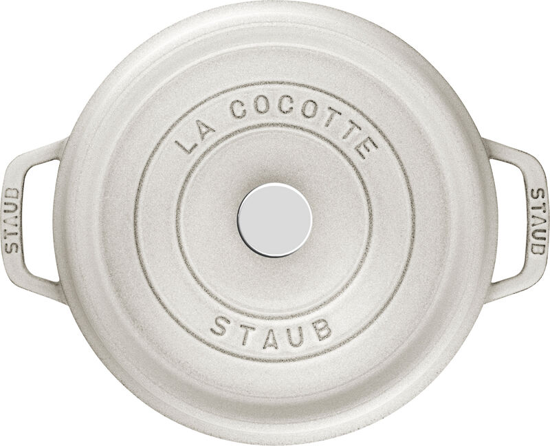 Staub Cast Iron 7-qt Round Cocotte - Basil