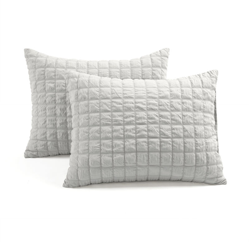 Crinkle Textured Dobby Comforter 3-Pc Set