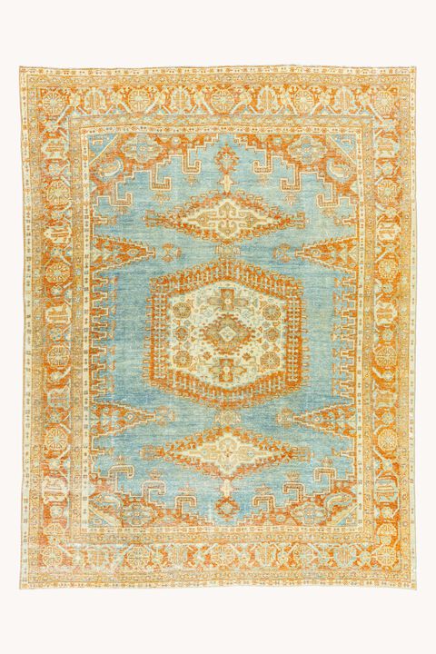 District Loom Vintage Persian Tabriz VISS area rug-Hysham
