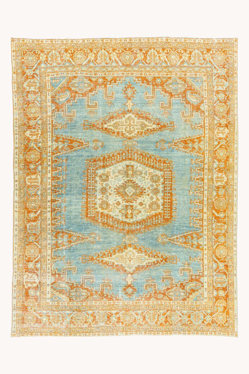 District Loom Vintage Persian Tabriz VISS area rug-Hysham