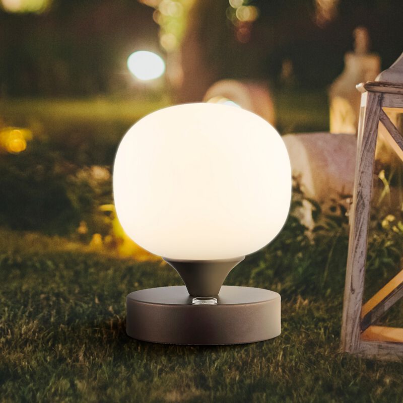 Owen Bohemian Farmhouse Iron Rechargeable Integrated LED Table Lamp