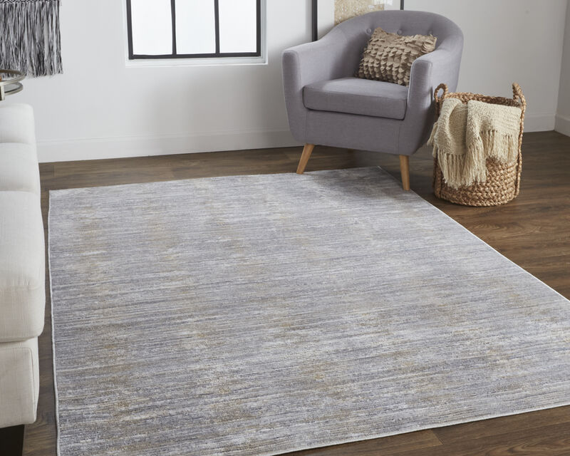 Laina 39GAF Taupe/Silver/Tan 5' x 7'10" Rug