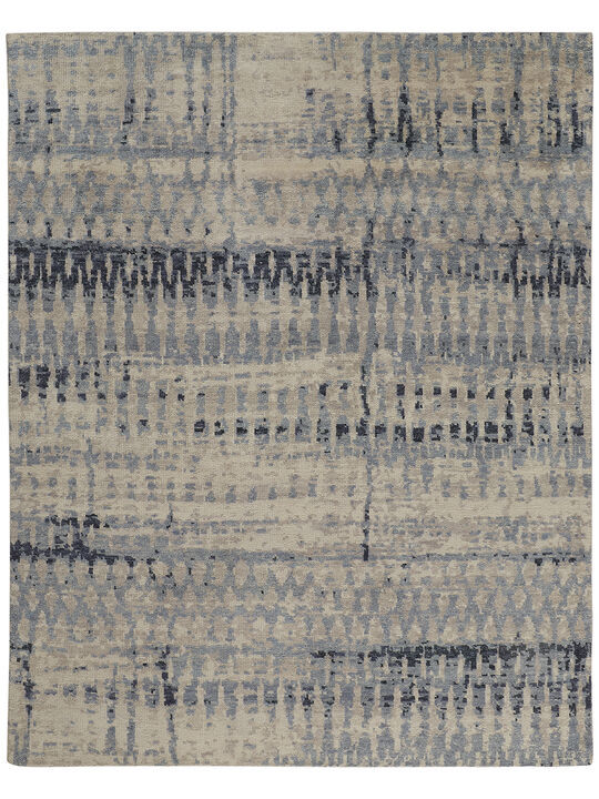 Palomar 6631F Blue/Tan 9'6" x 13'6" Rug