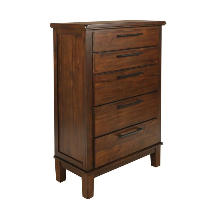 New Classic Furniture Cagney Chest - Chestnut