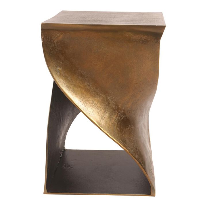 Twist Antique Brass Accent Table - Contemporary Collection, Belen Kox