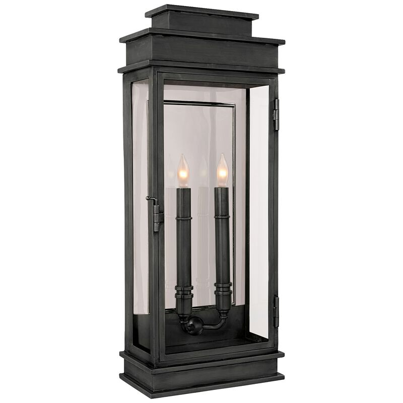 Linear Lantern Tall in Bronze