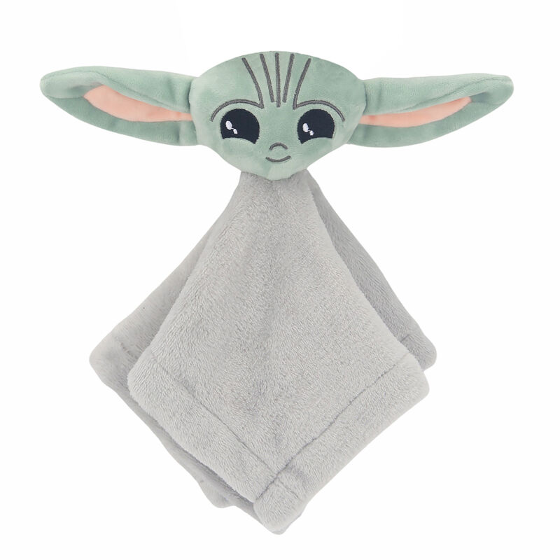 Lambs & Ivy Star Wars The Child/Baby Yoda Security Blanket/Door Pillow Gift Set