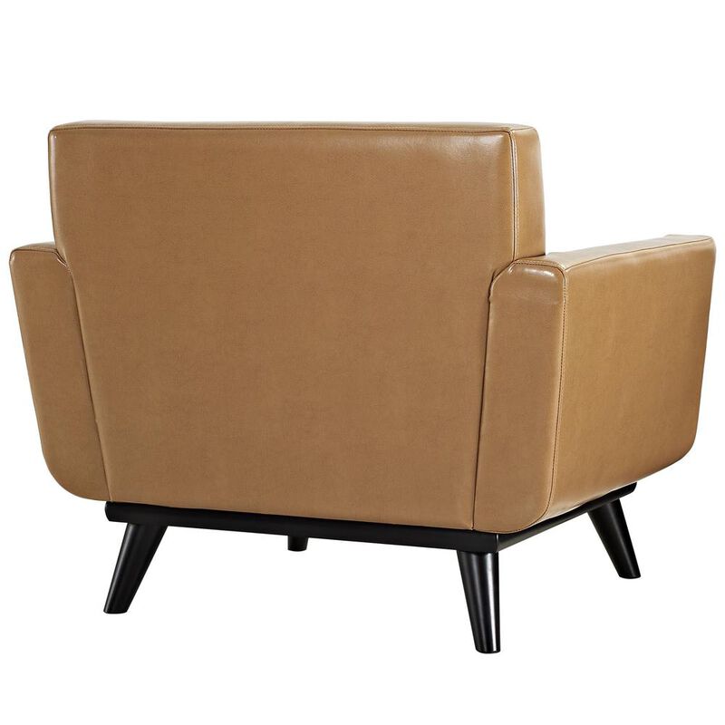 Engage Bonded Leather Armchair Brown EEI-1336-TAN