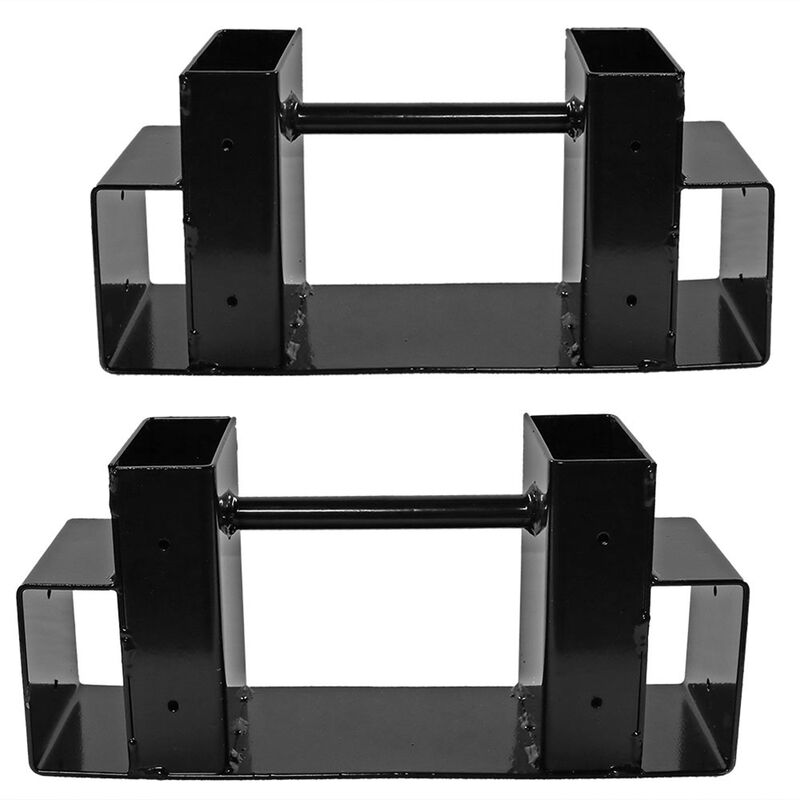 Sunnydaze Powder-Coated Steel Adjustable Firewood Log Rack Brackets