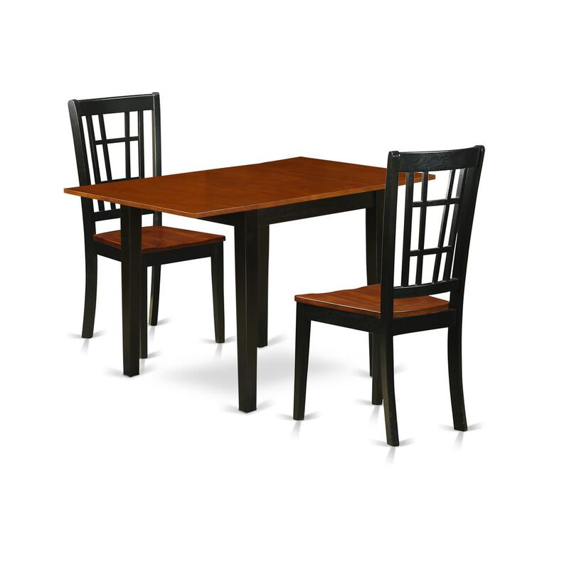 Dining Room Set Black & Cherry