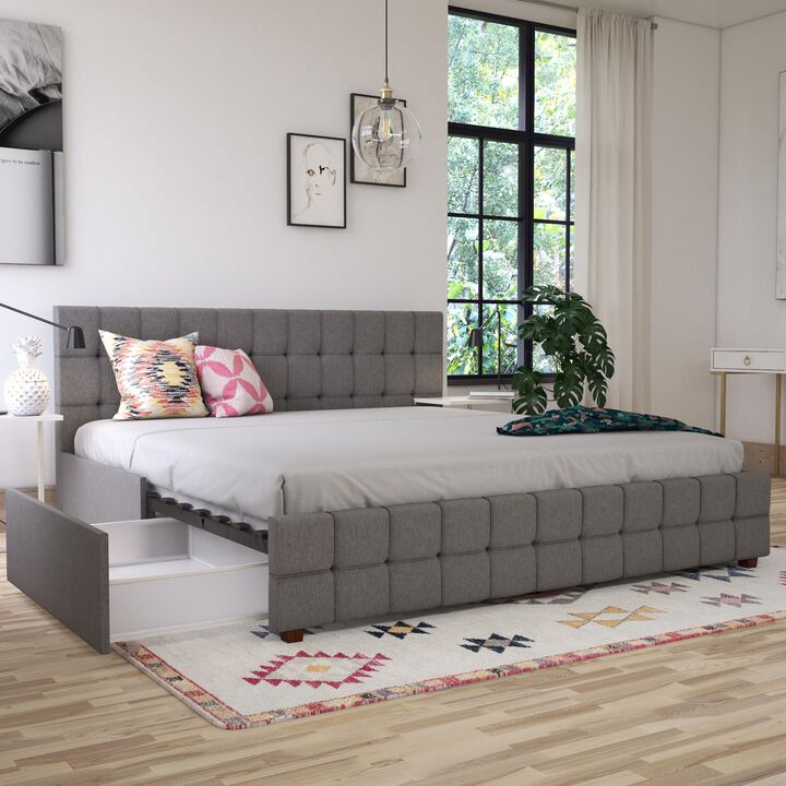 Elizabeth Upholstered Bed with Storage