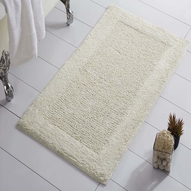 Knightsbridge Naples 220 GSF Non Skid Back Bath Rug 21 x 34 - Sage