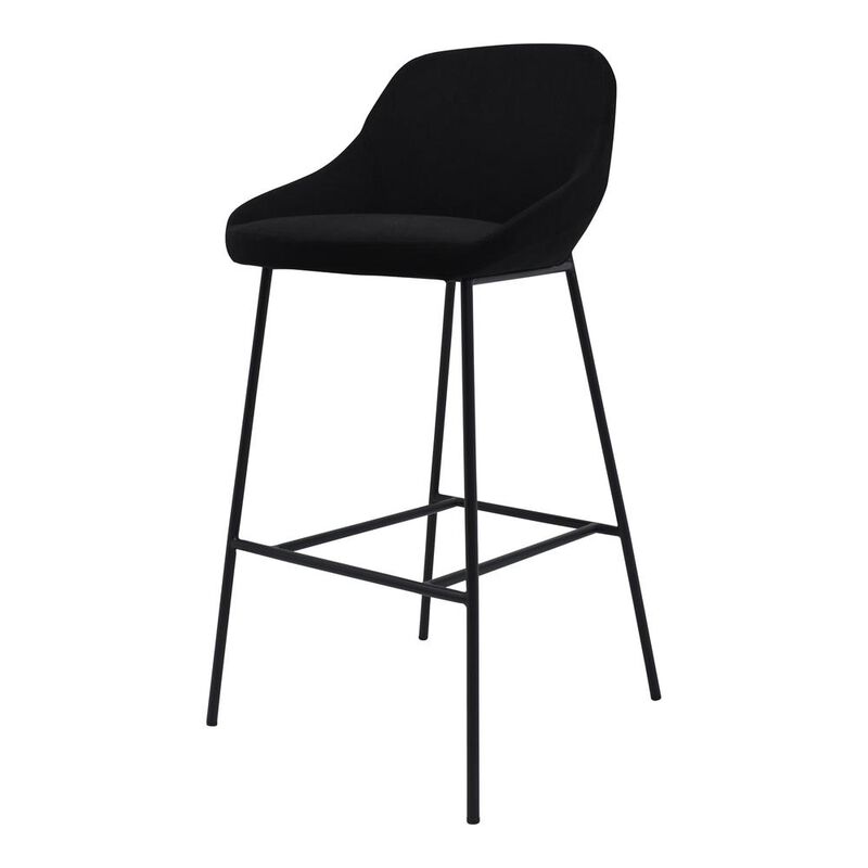 Moe's Home Collection SHELBY BARSTOOL BLACK