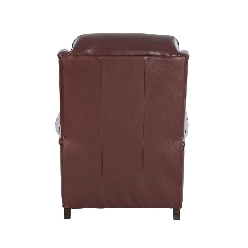 Barcalounger Meade Recliner, Marisol Cabernet / All Leather