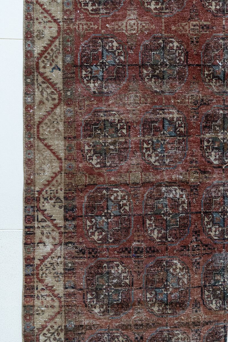 District Loom Antique Bokhara scatter rug-Arlee