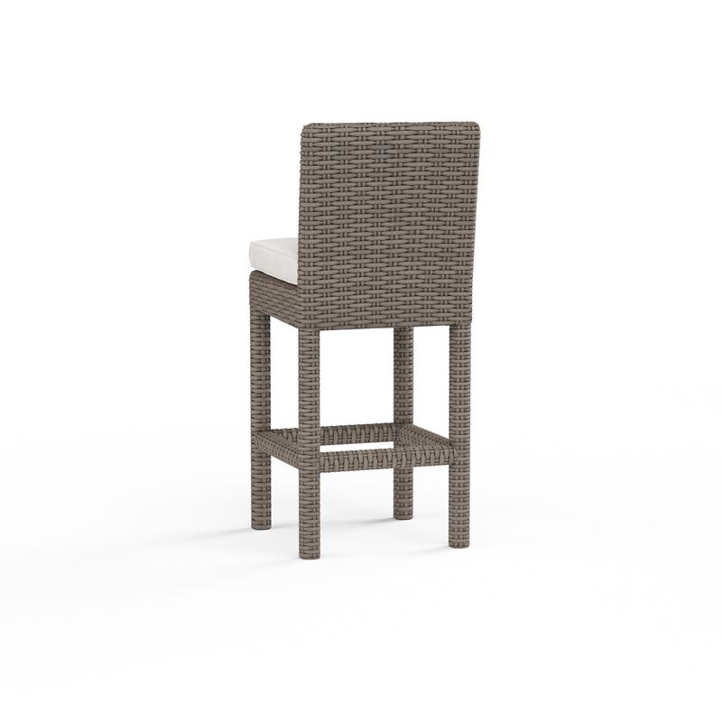 Coronado Barstool in Canvas Flax w/ Self Welt