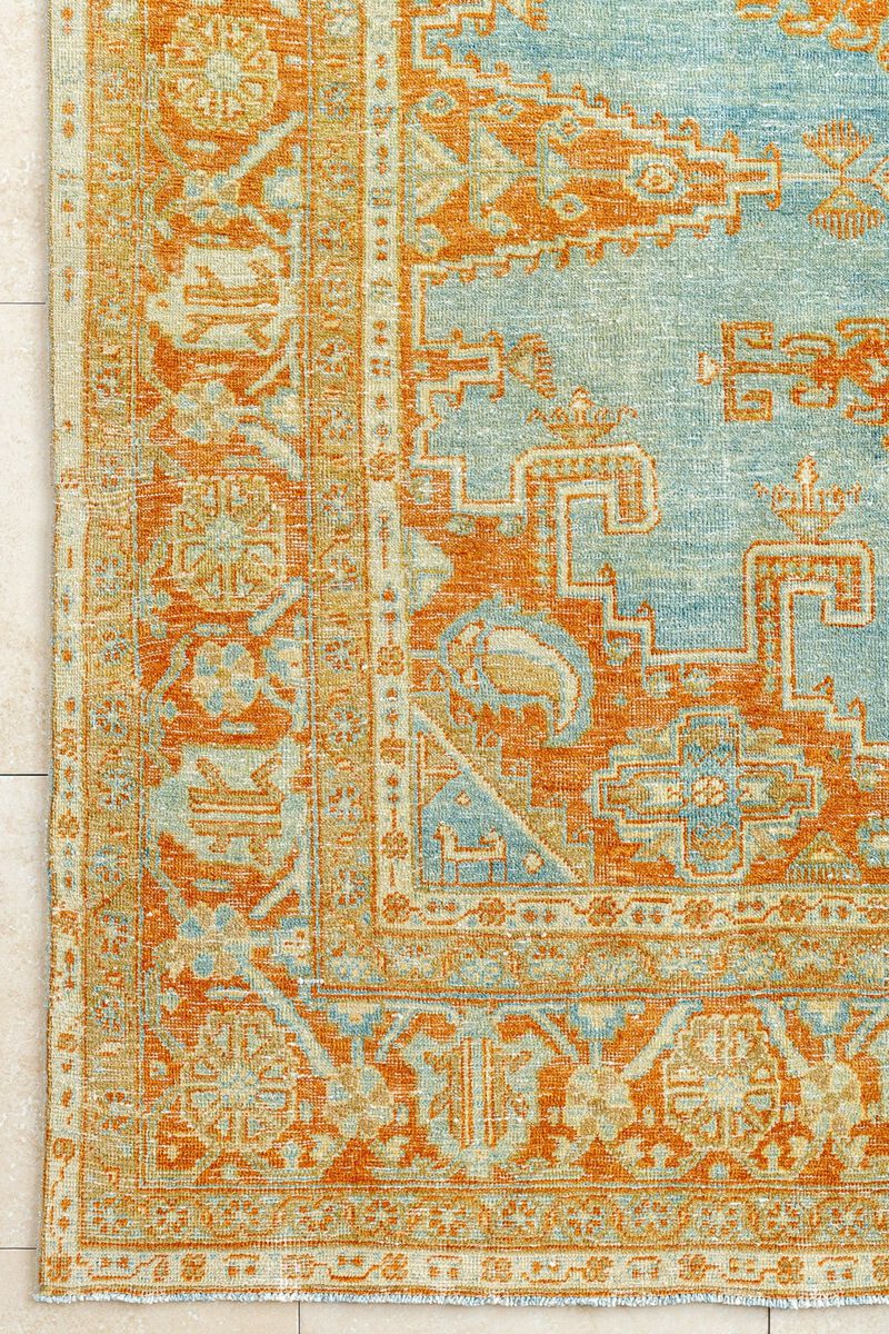 District Loom Vintage Persian Tabriz VISS area rug-Hysham