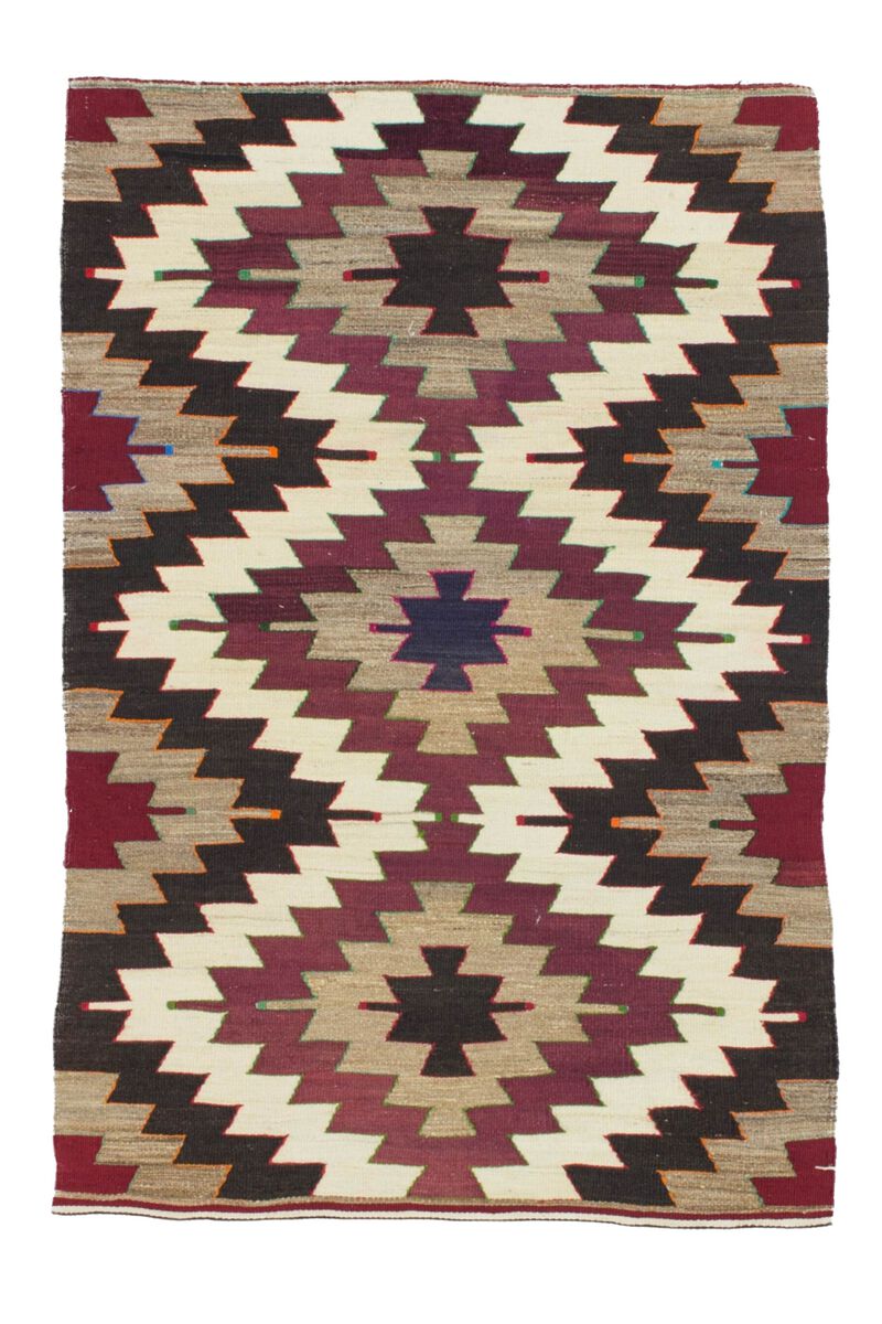 District Loom Turkish Kilim Scatter Rug No. 005