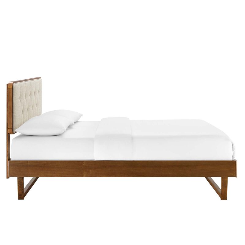 Modway - Bridgette Twin Wood Platform Bed with Angular Frame