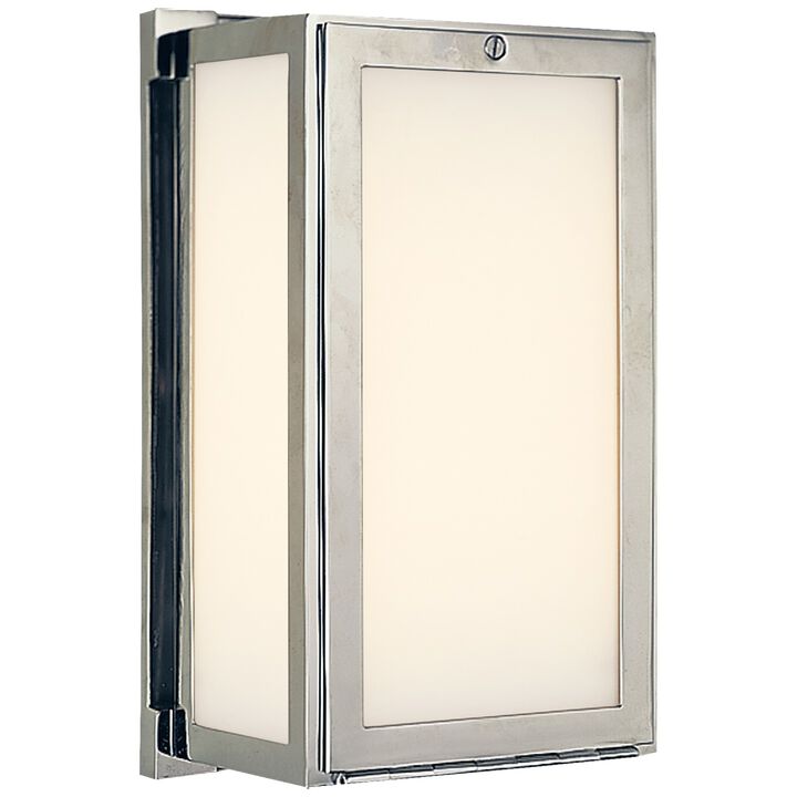 Mercer Short Box Light in Polished Nickel