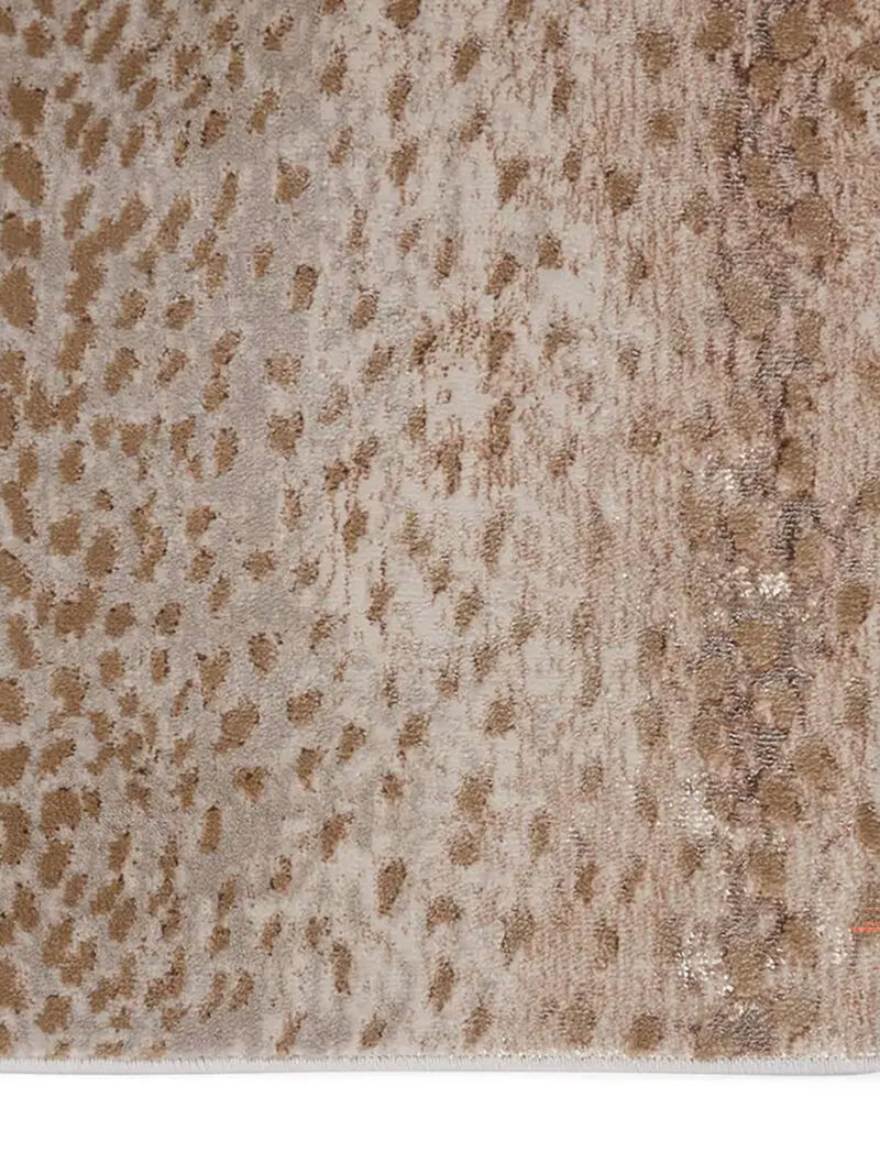 Catalyst A x is Tan/Taupe 2'2" x 8' Runner Rug
