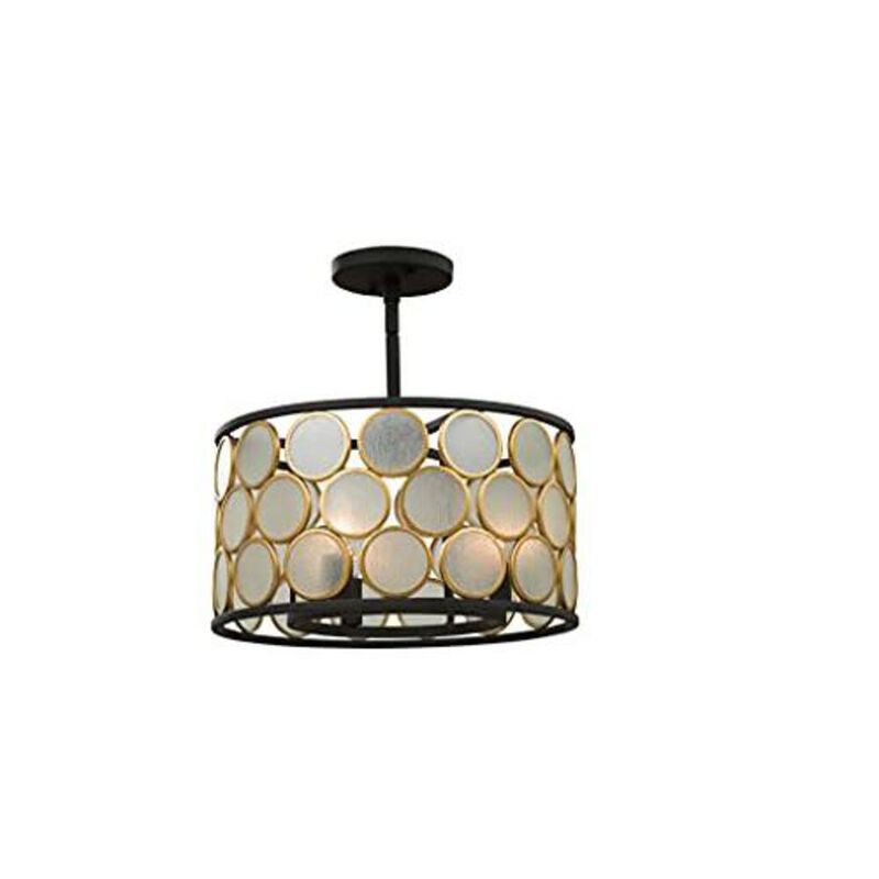 Belen Kox Industrial Steam Water Semi Flush Mount, Belen Kox